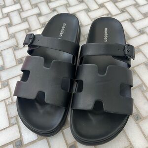 Madden Girl Black Sandals